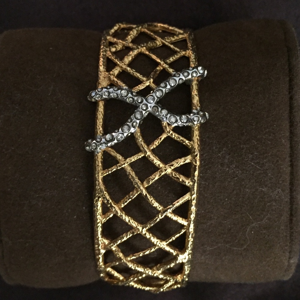Gold and silver Alexis Bittar bracelet